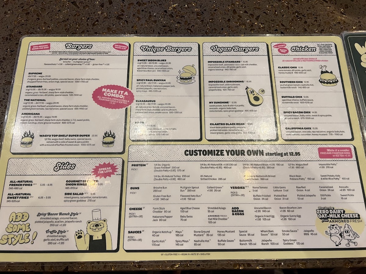 Bareburger - Astoria (31St Ave) Menu-1